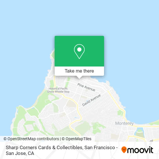 Sharp Corners Cards & Collectibles map