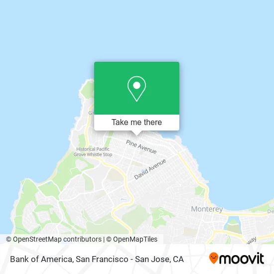 Mapa de Bank of America