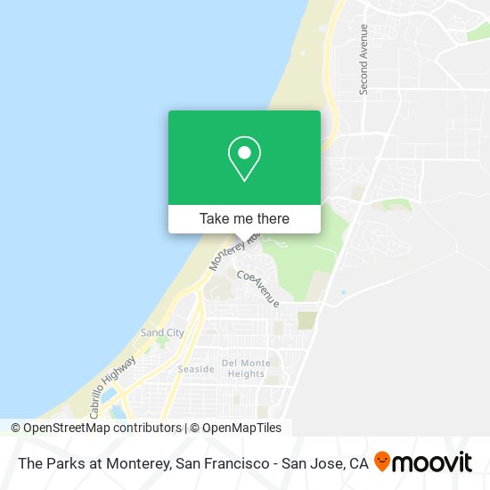 Mapa de The Parks at Monterey