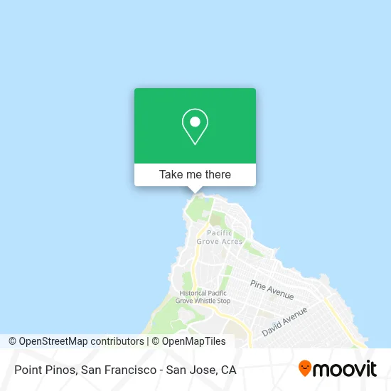 Point Pinos map