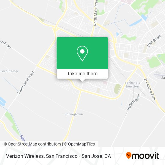 Verizon Wireless map