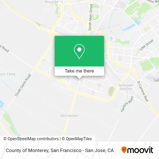 County of Monterey map