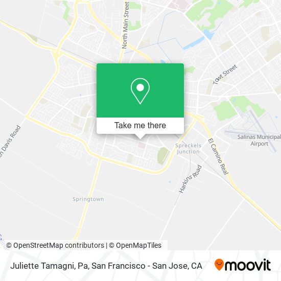 Juliette Tamagni, Pa map