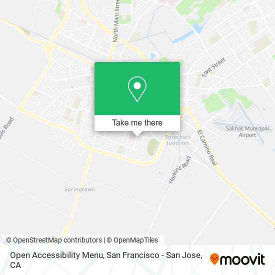 Mapa de Open Accessibility Menu