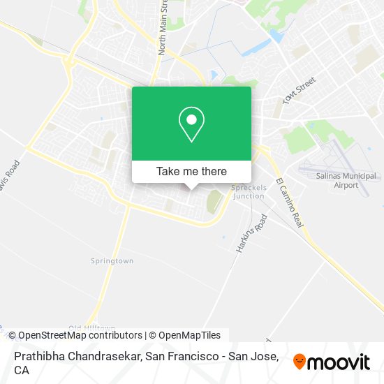 Prathibha Chandrasekar map