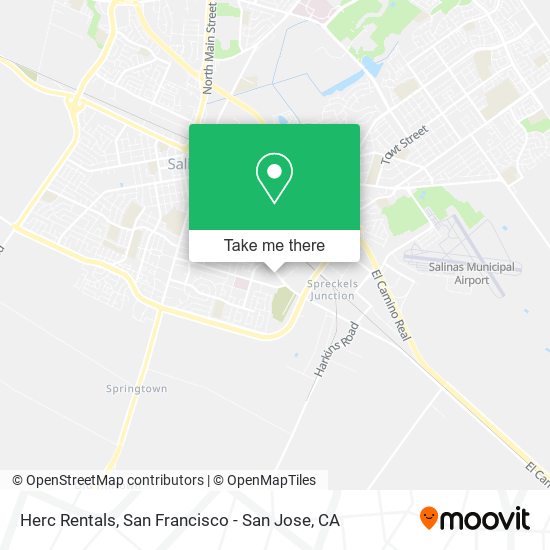 Mapa de Herc Rentals