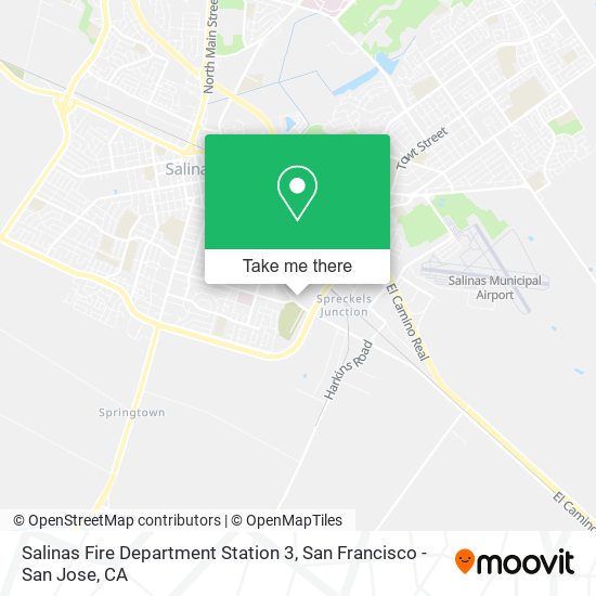 Salinas Fire Department Station 3 map