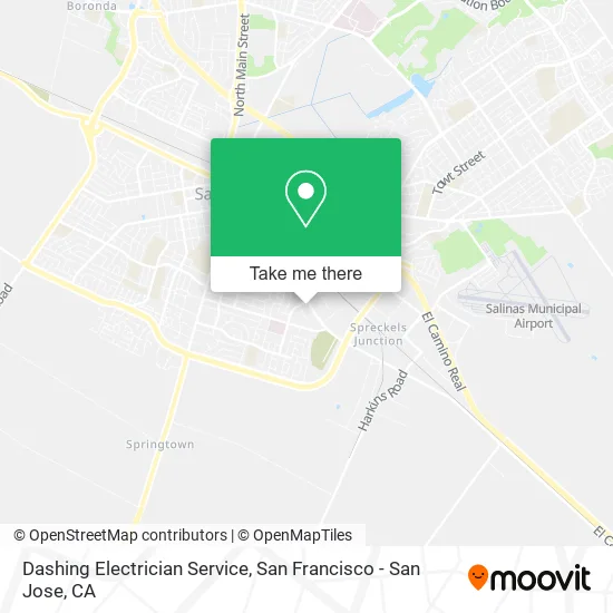 Mapa de Dashing Electrician Service