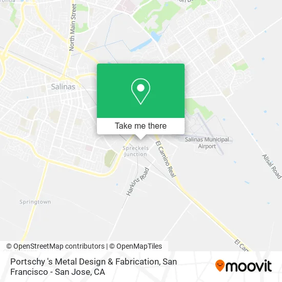 Mapa de Portschy 's Metal Design & Fabrication
