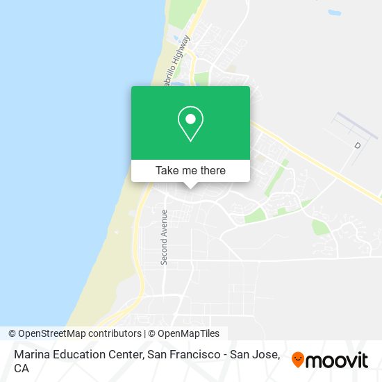 Marina Education Center map