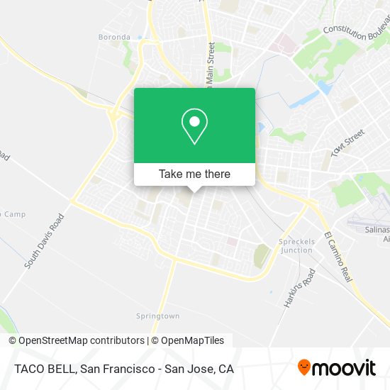 TACO BELL map