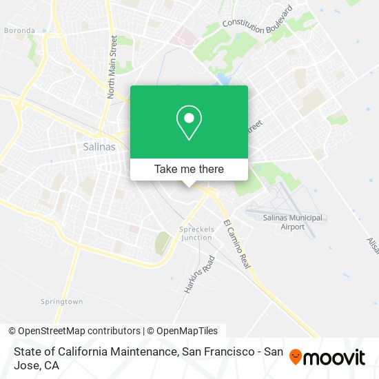 Mapa de State of California Maintenance