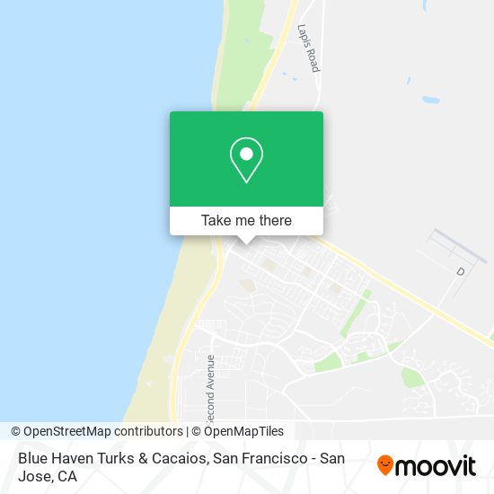 Mapa de Blue Haven Turks & Cacaios