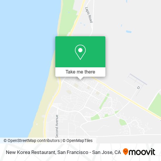 New Korea Restaurant map