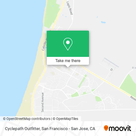 Cyclepath Outfitter map