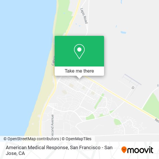 Mapa de American Medical Response