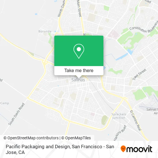 Mapa de Pacific Packaging and Design
