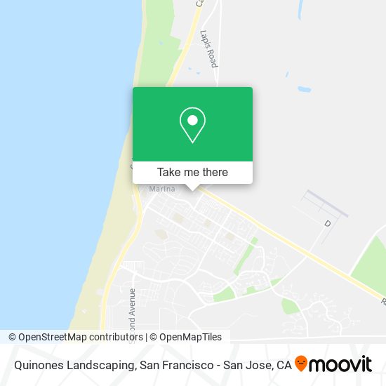 Quinones Landscaping map