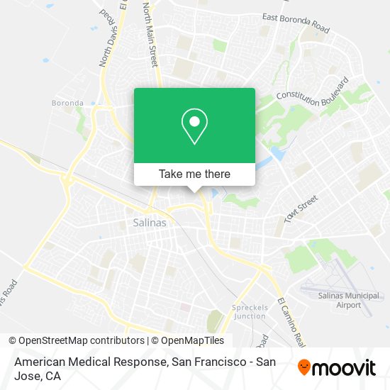 Mapa de American Medical Response