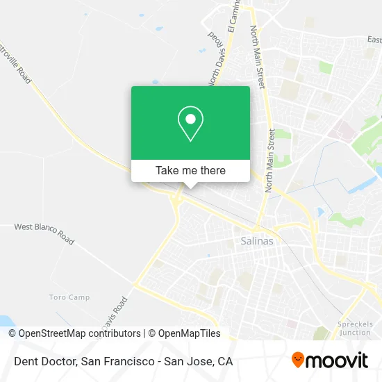 Dent Doctor map