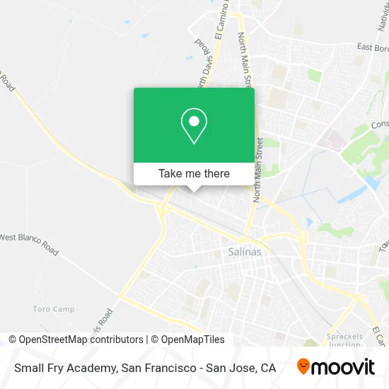 Small Fry Academy map