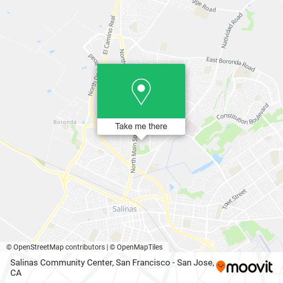 Salinas Community Center map