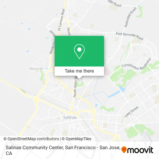 Mapa de Salinas Community Center
