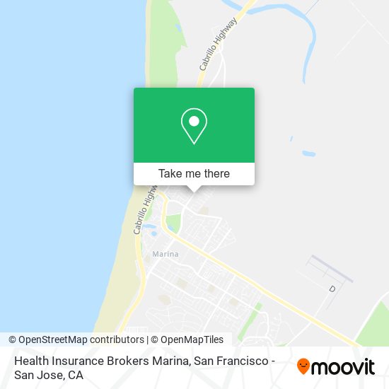 Health Insurance Brokers Marina map