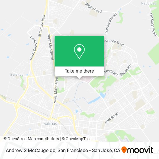 Mapa de Andrew S McCauge do