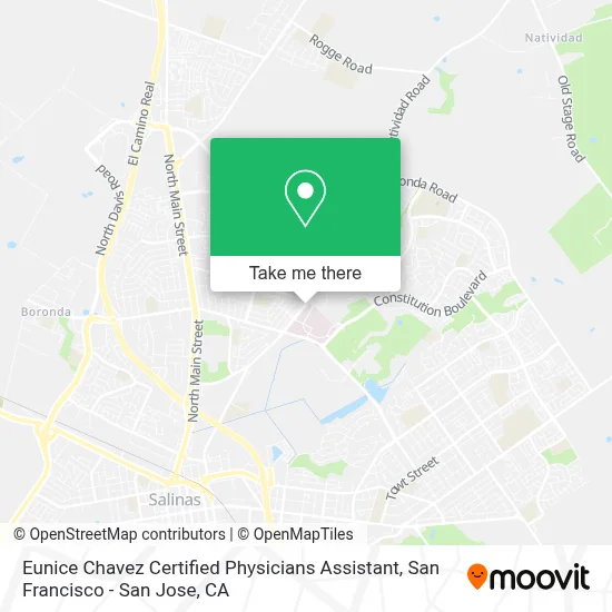 Eunice Chavez Certified Physicians Assistant map