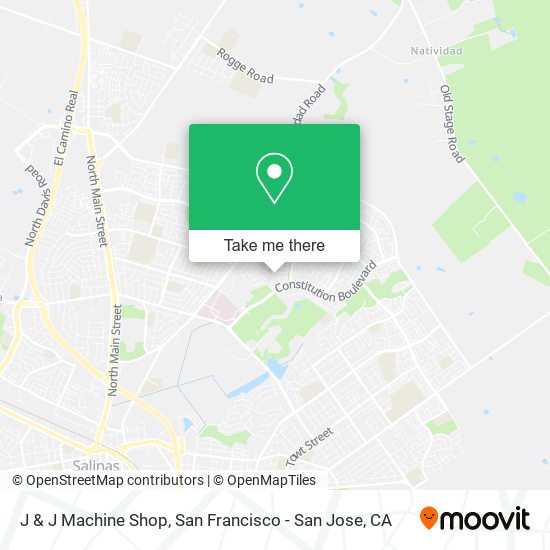 Mapa de J & J Machine Shop