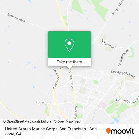 United States Marine Corps map