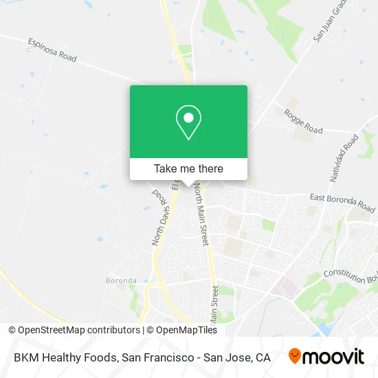 BKM Healthy Foods map