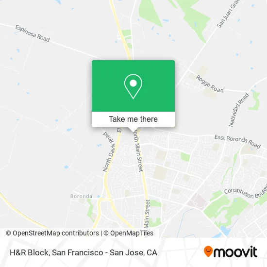 H&R Block map