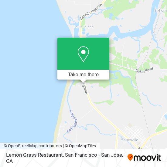 Lemon Grass Restaurant map
