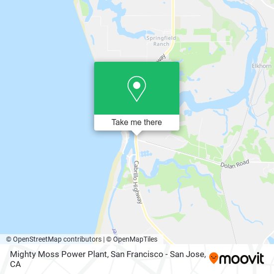 Mapa de Mighty Moss Power Plant
