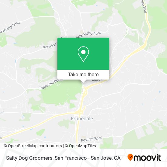 Mapa de Salty Dog Groomers