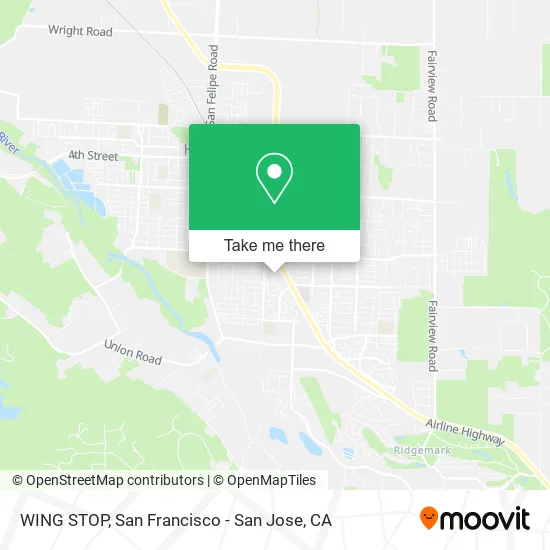 Mapa de WING STOP