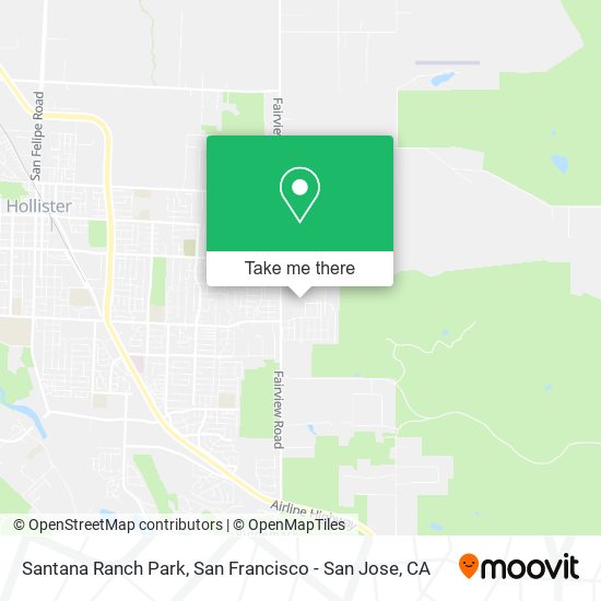 Mapa de Santana Ranch Park