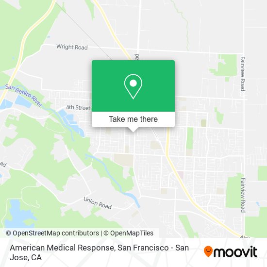 Mapa de American Medical Response