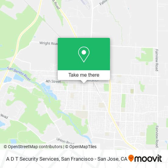 A D T Security Services map