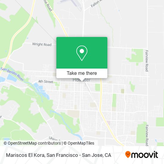 Mariscos El Kora map