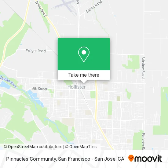 Mapa de Pinnacles Community