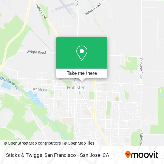 Mapa de Sticks & Twiggs