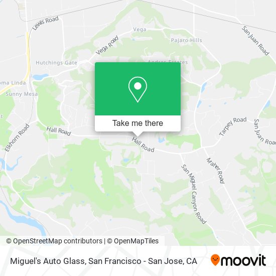 Miguel's Auto Glass map