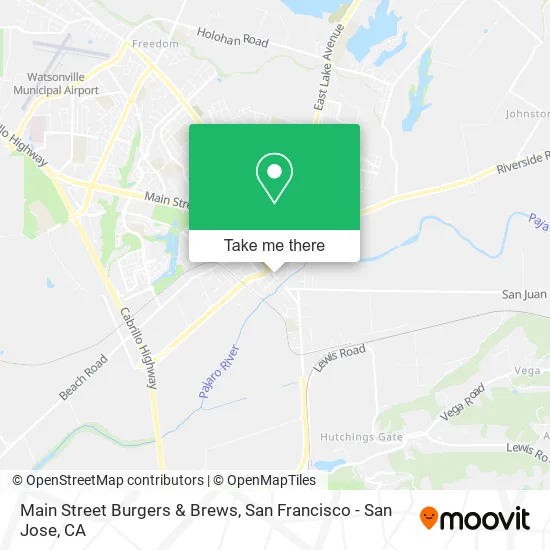 Mapa de Main Street Burgers & Brews