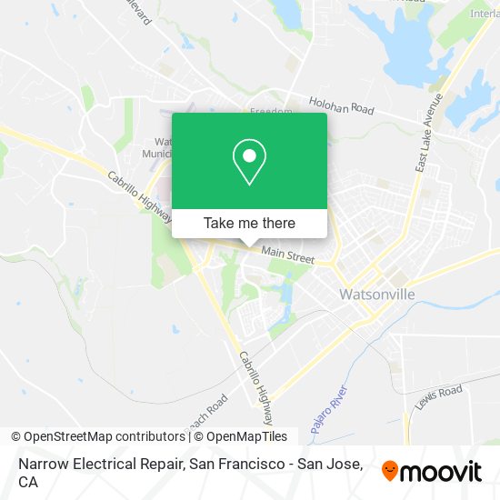 Narrow Electrical Repair map