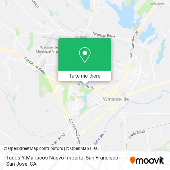 Tacos Y Mariscos Nuevo Imperio map
