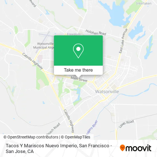 Mapa de Tacos Y Mariscos Nuevo Imperio