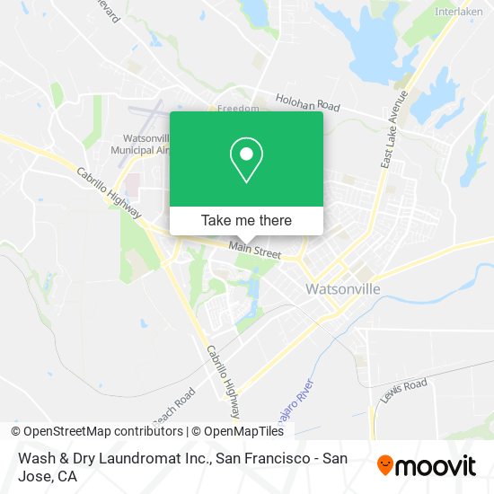 Wash & Dry Laundromat Inc. map